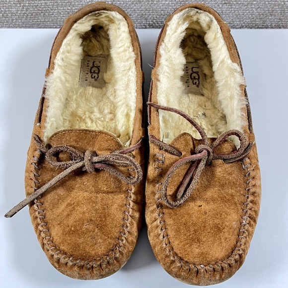 UGG‎ Dakota Slipper In Cognac Size 8 - Picture 1 of 6